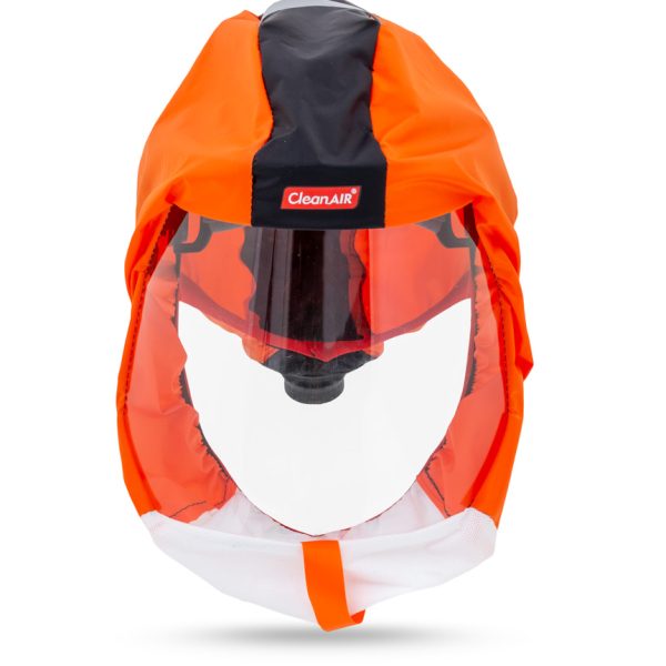 CleanAIR_Kurzhaube_orange-front CleanAIR_Kurzhaube_orange-front